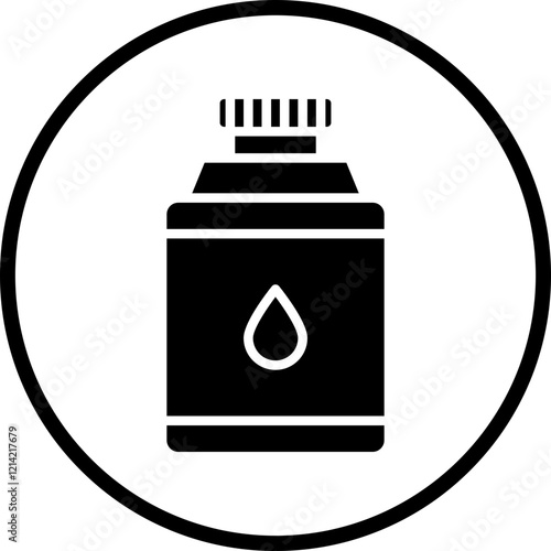 Hip Flask Vector Icon Style