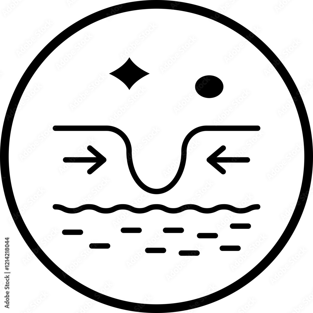 Pore Vector Icon Style