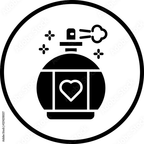Perfume Vector Icon Style
