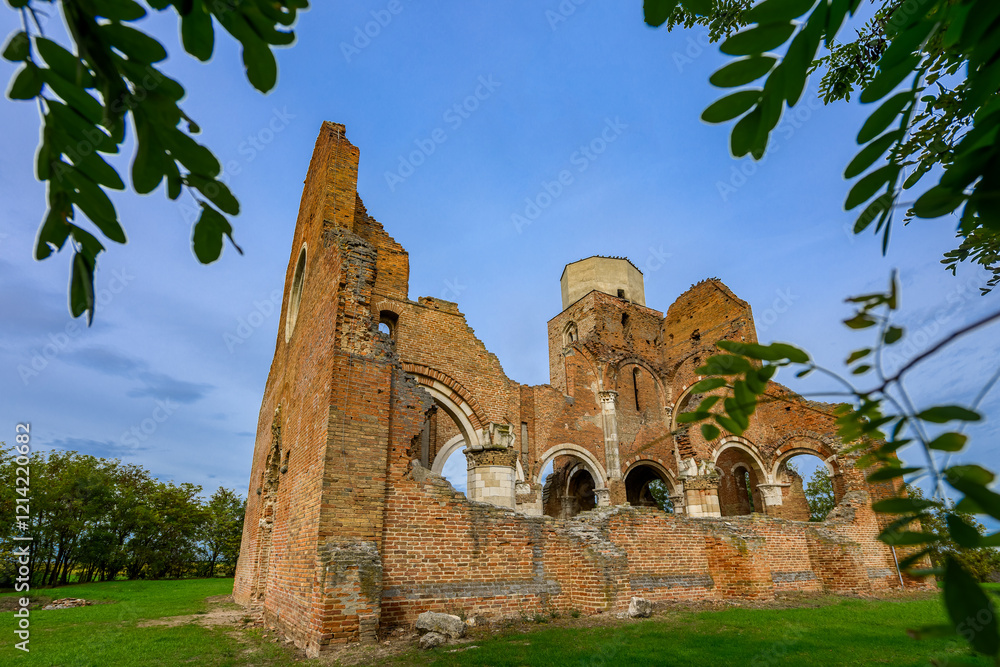 Arača (Hungarian: Aracs) is a medieval Romanesque church ruin located about 12 km of Novi Bečej, Serbia.
