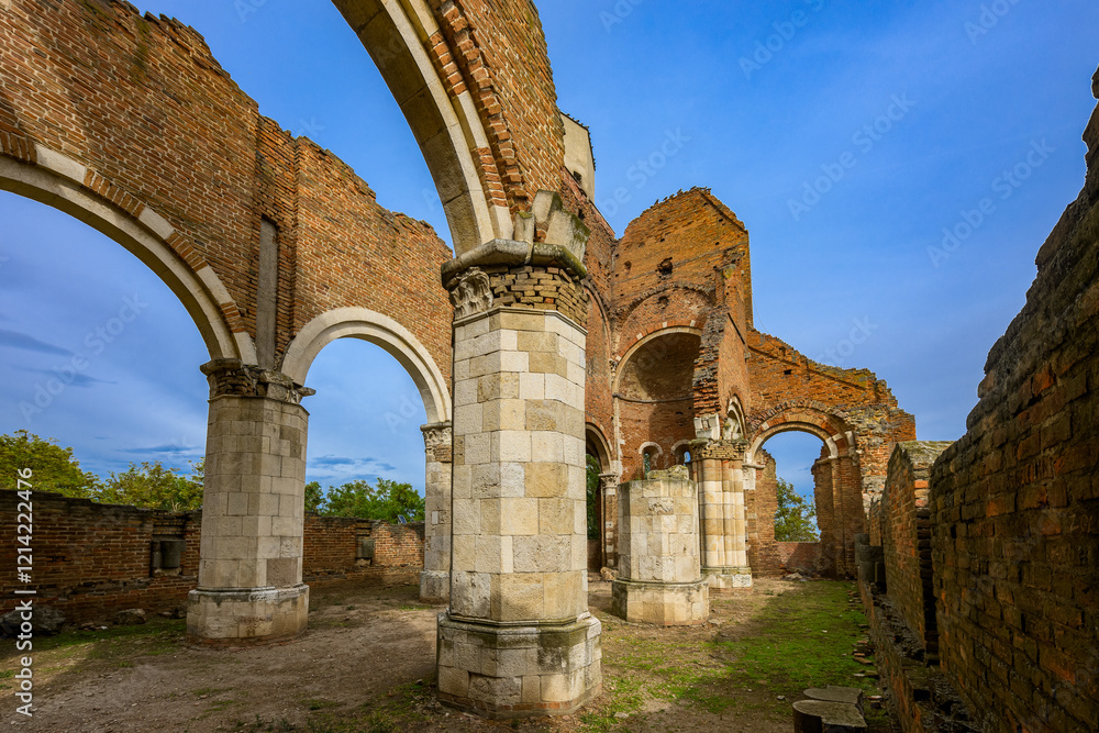 Arača (Hungarian: Aracs) is a medieval Romanesque church ruin located about 12 km of Novi Bečej, Serbia.