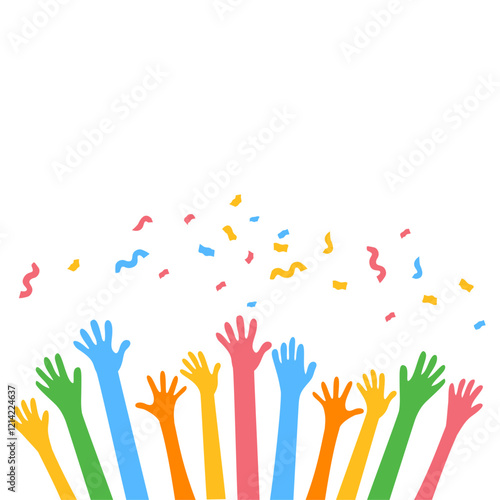 Hands Celebrating Party