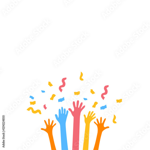 Hands Celebrating Party