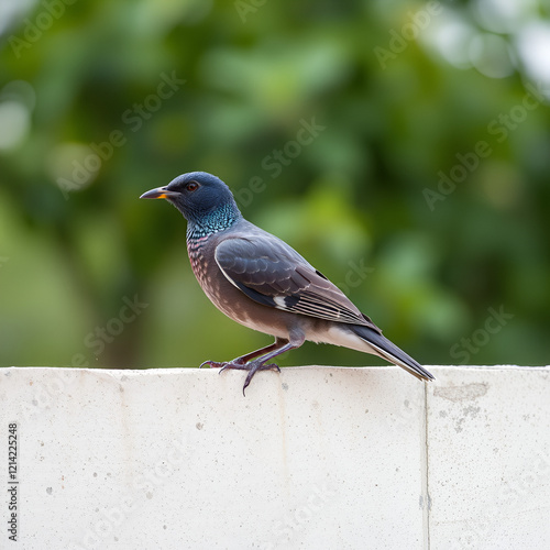 Pidgin on a wall photo