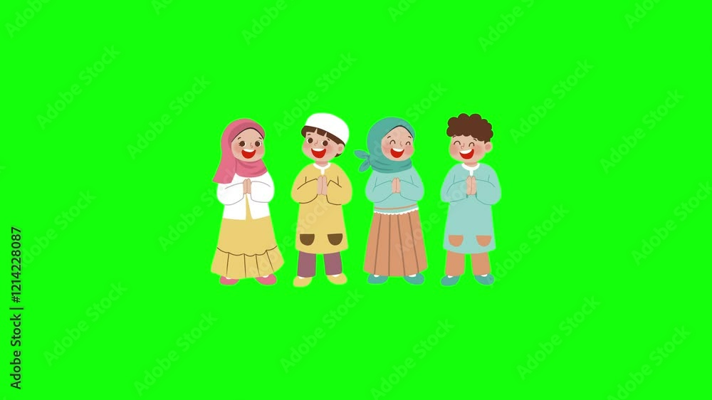 EID icon animation. Ramadan, Eid ul fitr, Eid al adha, Islamic Promos, Muslim Programs. Eid celebration icon. 