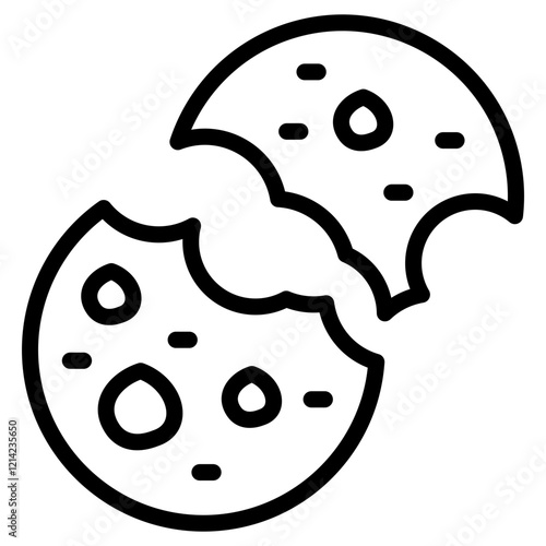 Cookie Vector Design Icon Style