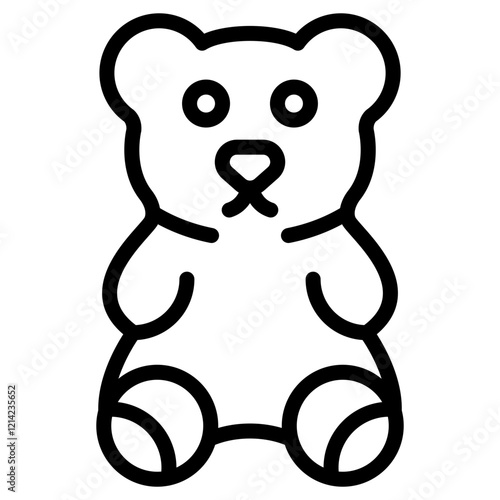 Gummy Bear Vector Design Icon Style