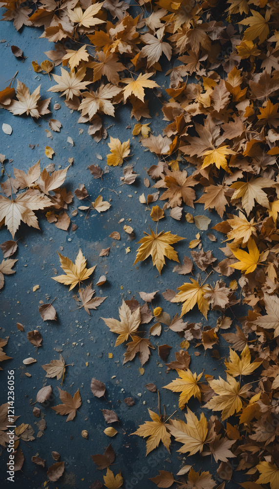 Autumn leaves lying on the floor
Autumn leaves lying on the floor