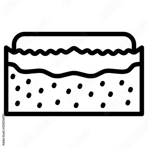 Rice Krispie Treat Vector Design Icon Style