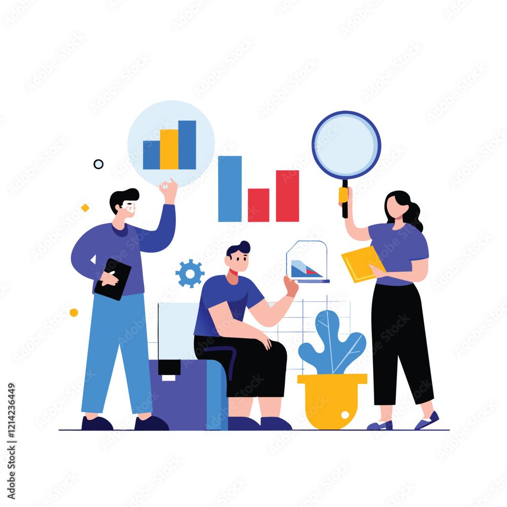 Team Collaboration Analyzing Data for Business Growth Team Collaboration Analyzing Data for Business Growth