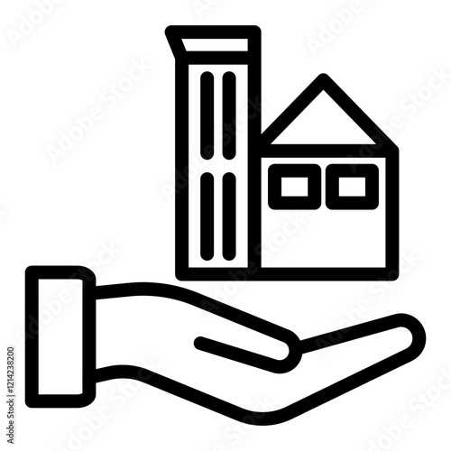 Property management Vector Design Icon Style