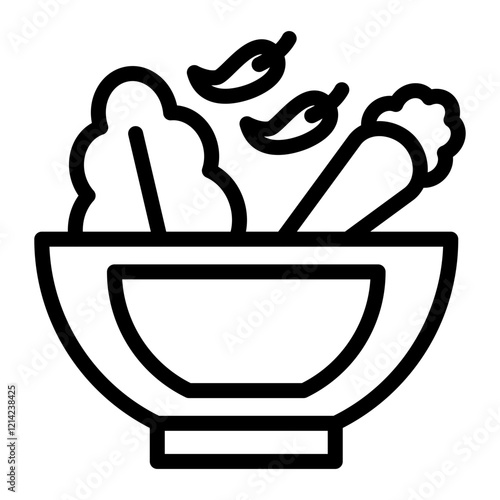 Healthy recipes Vector Design Icon Style