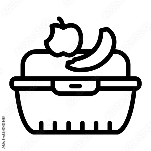 Lunchbox Vector Design Icon Style