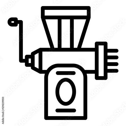 Meat grinder Vector Design Icon Style