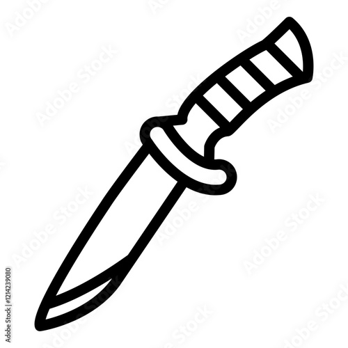Carving knife Vector Design Icon Style