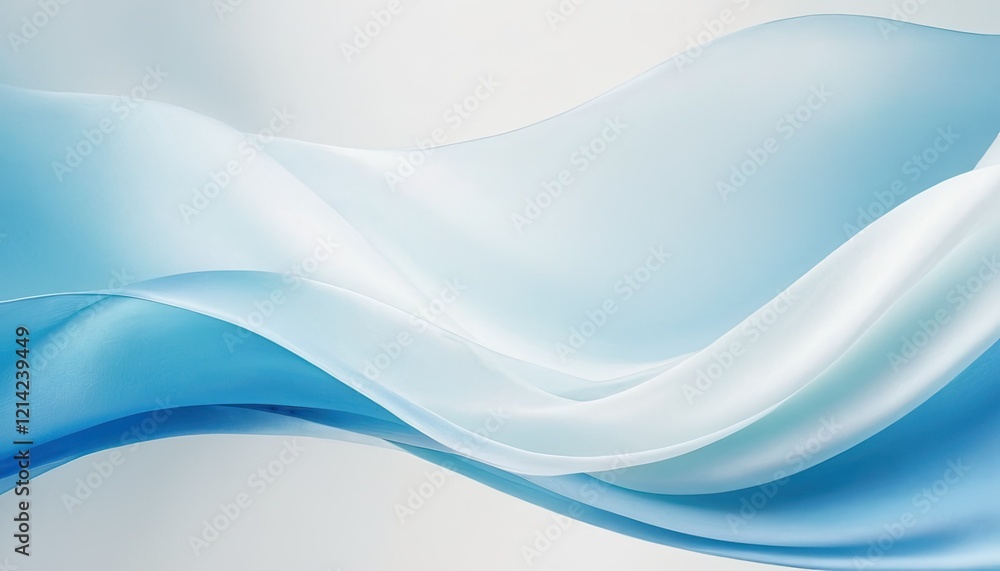 Fototapeta premium Photo of blue waves backgroundblue waves background for design AI Gnerated 2