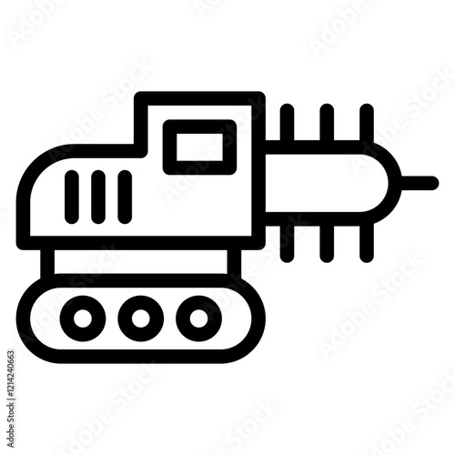 Trencher Vector Design Icon Style