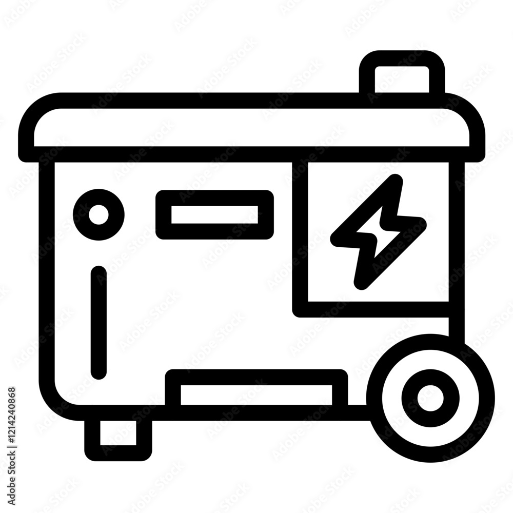 Generator Vector Design Icon Style Generator Vector Design Icon Style