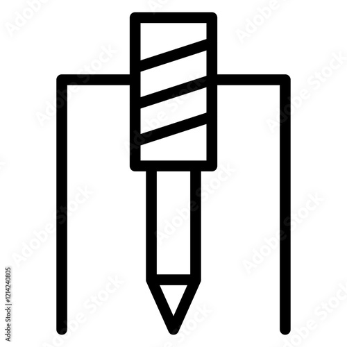 Auger Vector Design Icon Style