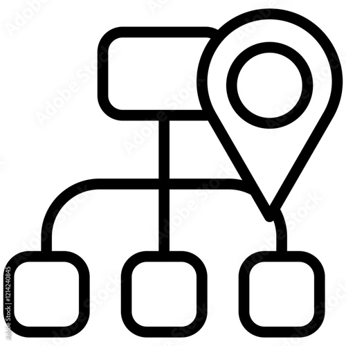 Site Map Vector Design Icon Style