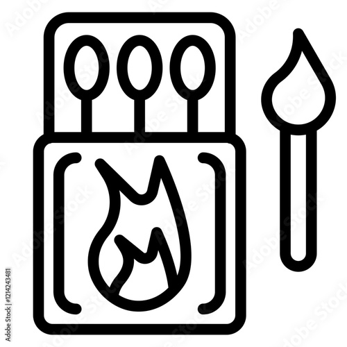 Matchbox Vector Design Icon Style