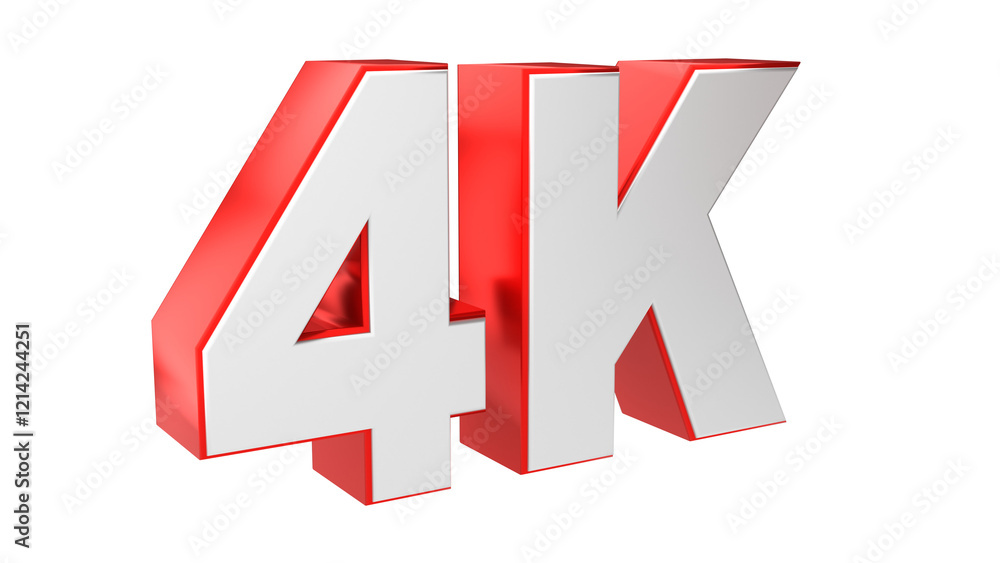 Realistic 4K 3d Text Realistic 4K 3d Text