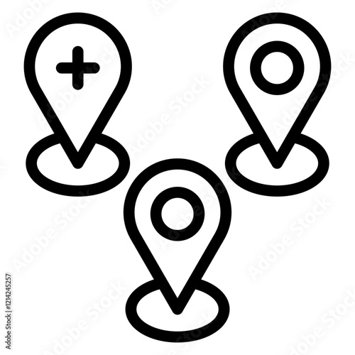 Geotag Vector Design Icon Style