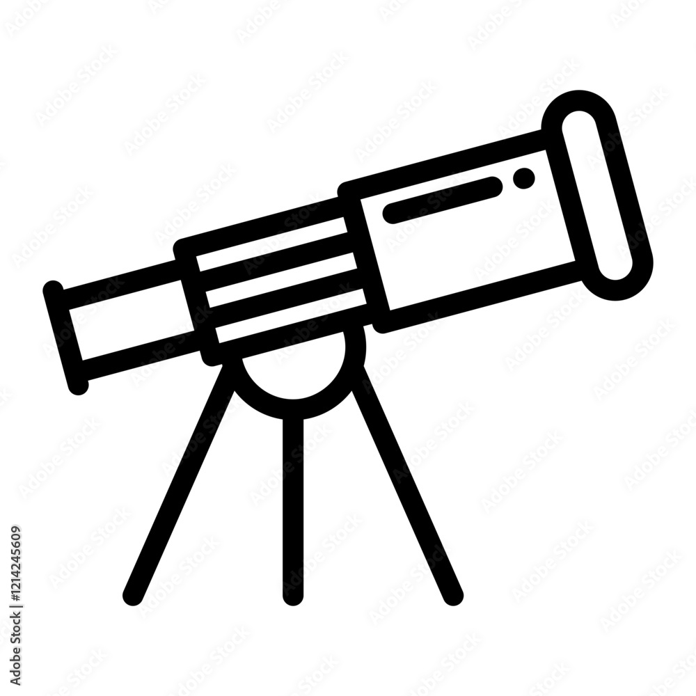 Telescope Vector Design Icon Style Telescope Vector Design Icon Style