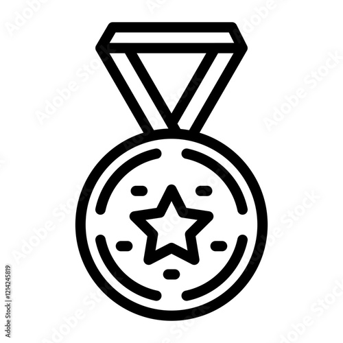 Medal Vector Design Icon Style photo