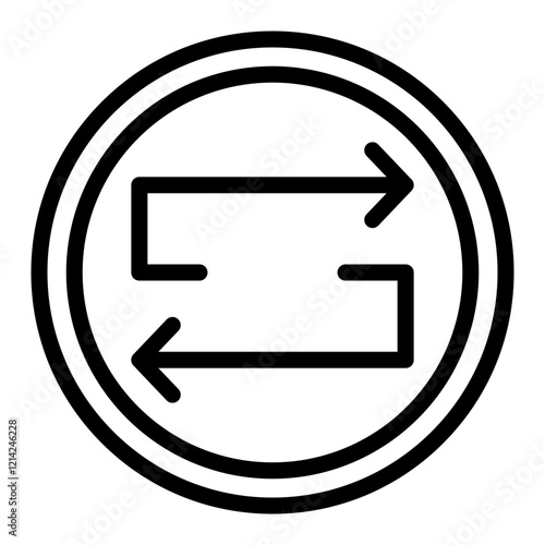 Swap Vector Design Icon Style