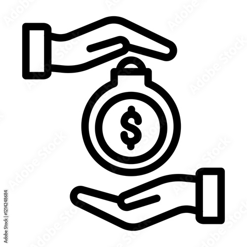 Creditor Vector Design Icon Style