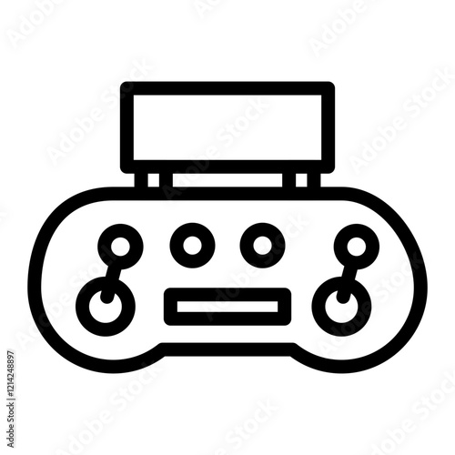 Drone Controller Vector Design Icon Style