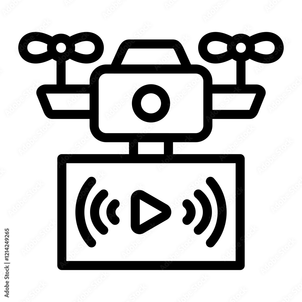Live Streaming Vector Design Icon Style Live Streaming Vector Design Icon Style