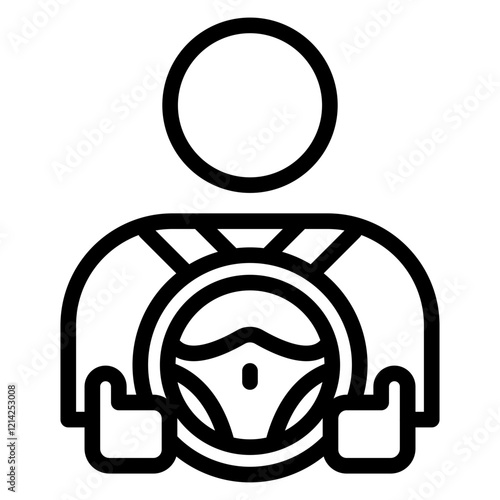 Driver Training Vector Design Icon Style