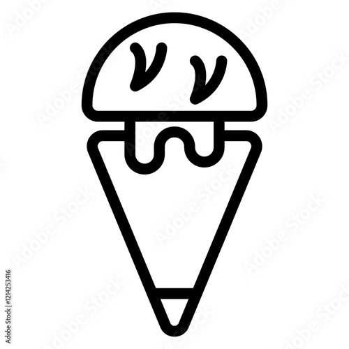 Ice cream Vector Design Icon Style