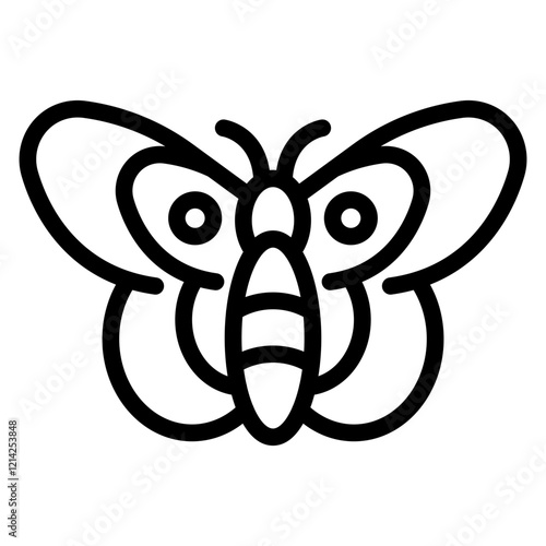 Butterfly Vector Design Icon Style