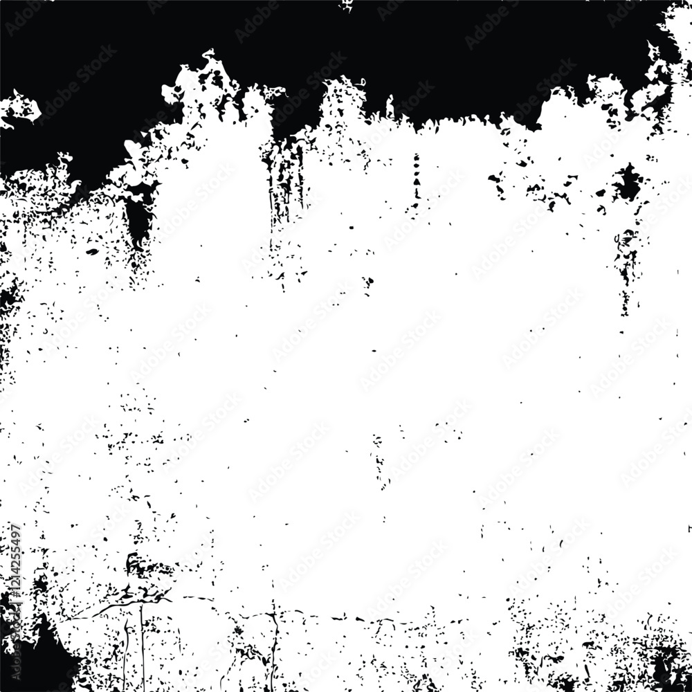Fototapeta premium Black and White Abstract Grunge Texture background Vector