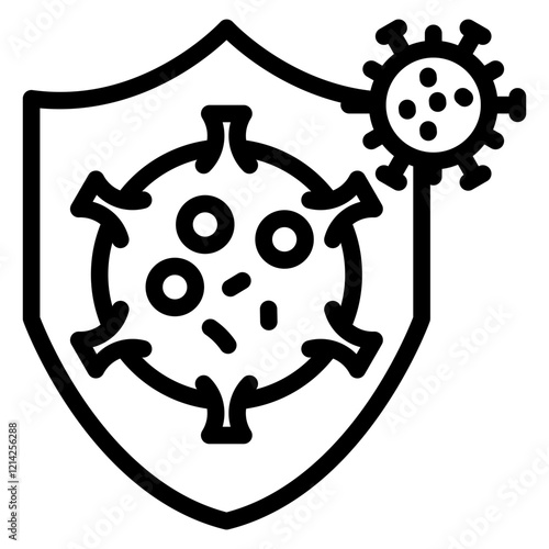 Antivirus Vector Design Icon Style