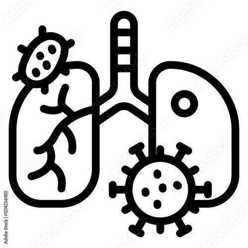 Infectious disease Vector Design Icon Style