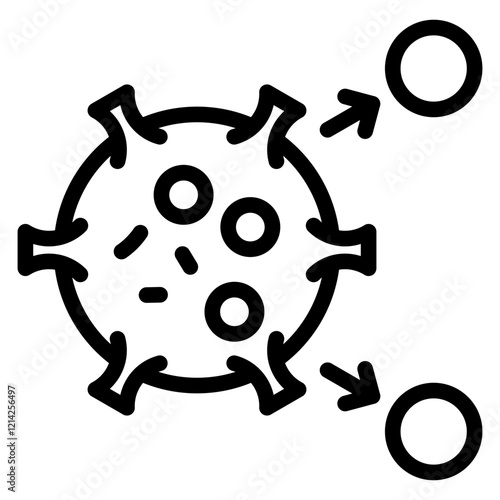 Zoonosis Vector Design Icon Style