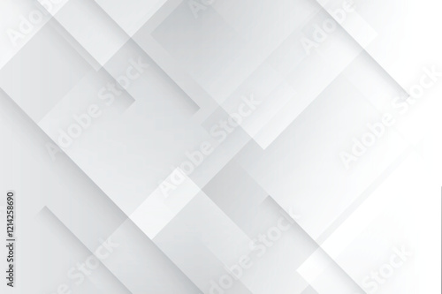 white paper background with geometric shapes 
