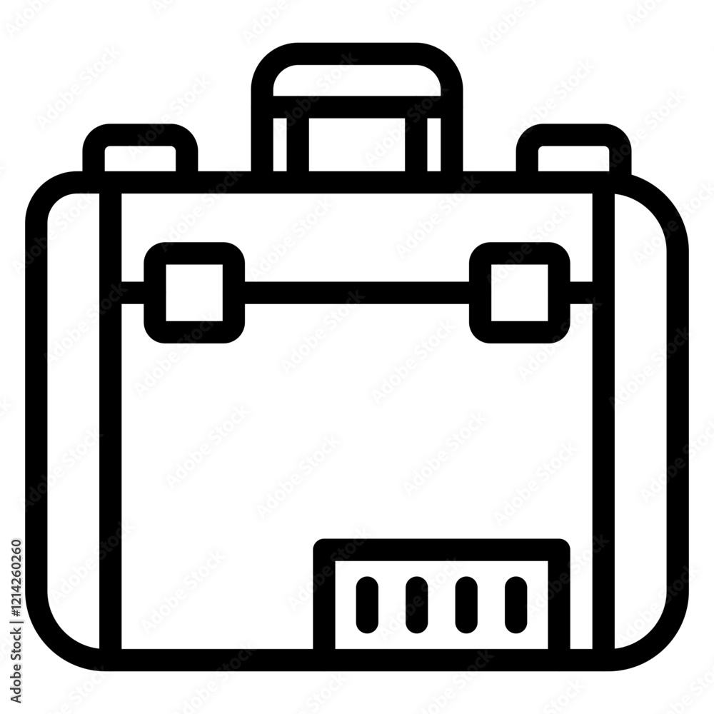 Suitcase Vector Design Icon Style Suitcase Vector Design Icon Style