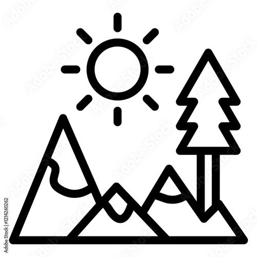 Adventure Vector Design Icon Style
