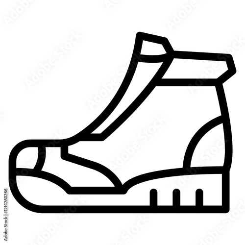 Hiking Boot Vector Design Icon Style photo