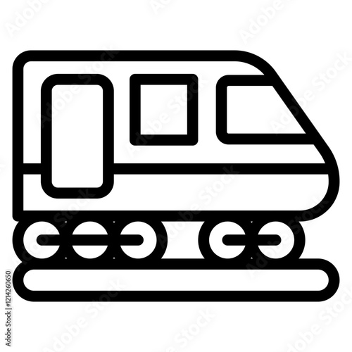 Train Vector Design Icon Style