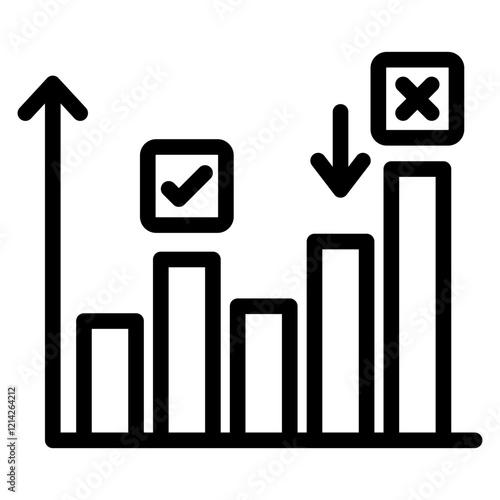 Data Imputation Vector Design Icon Style