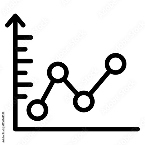 Data Correlation Vector Design Icon Style