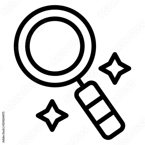 Magnifying Glass Vector Design Icon Style