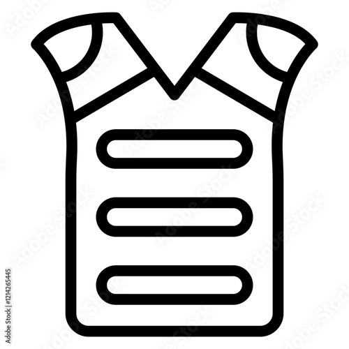Armor Vector Design Icon Style