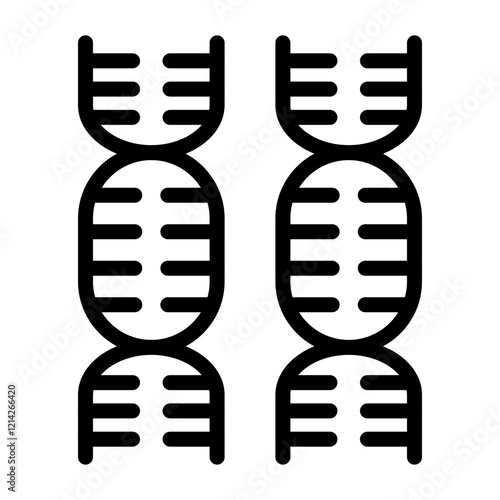 DNA Vector Design Icon Style